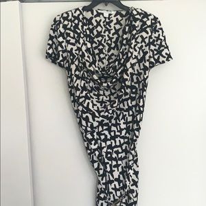 Diane Von Furstenberg silk print dress